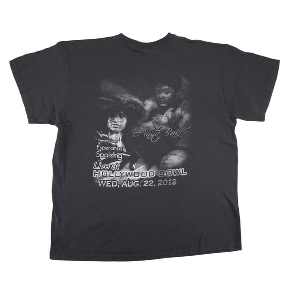Vintage Anita Baker Concert T-Shirt 2012 Hollywood Bowl Esperanza Spalding XL - Picture 2 of 7